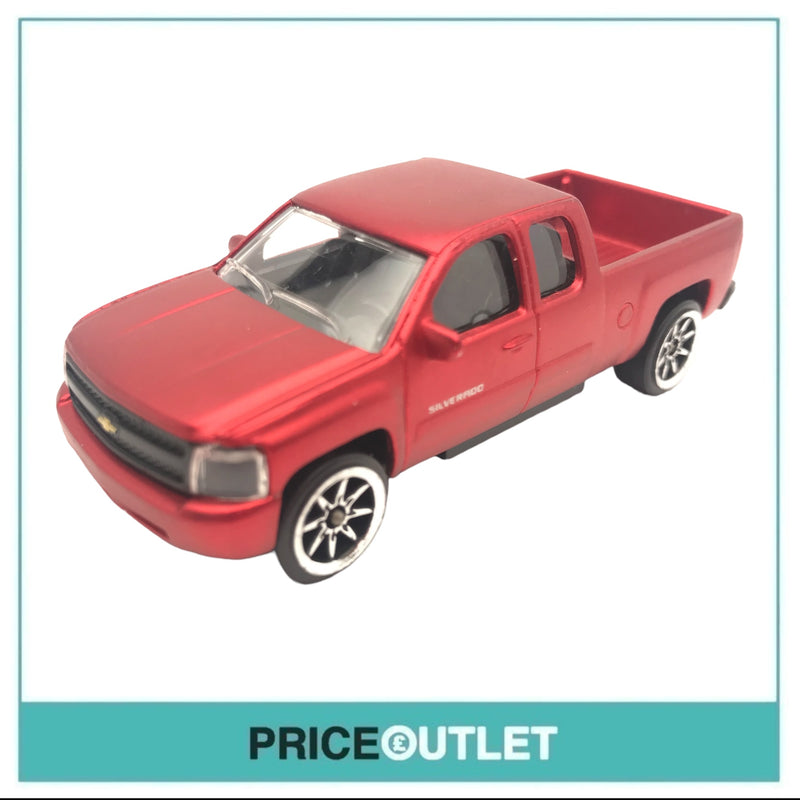 Majorette Pickup Series - Chevrolet Silverado (Red)