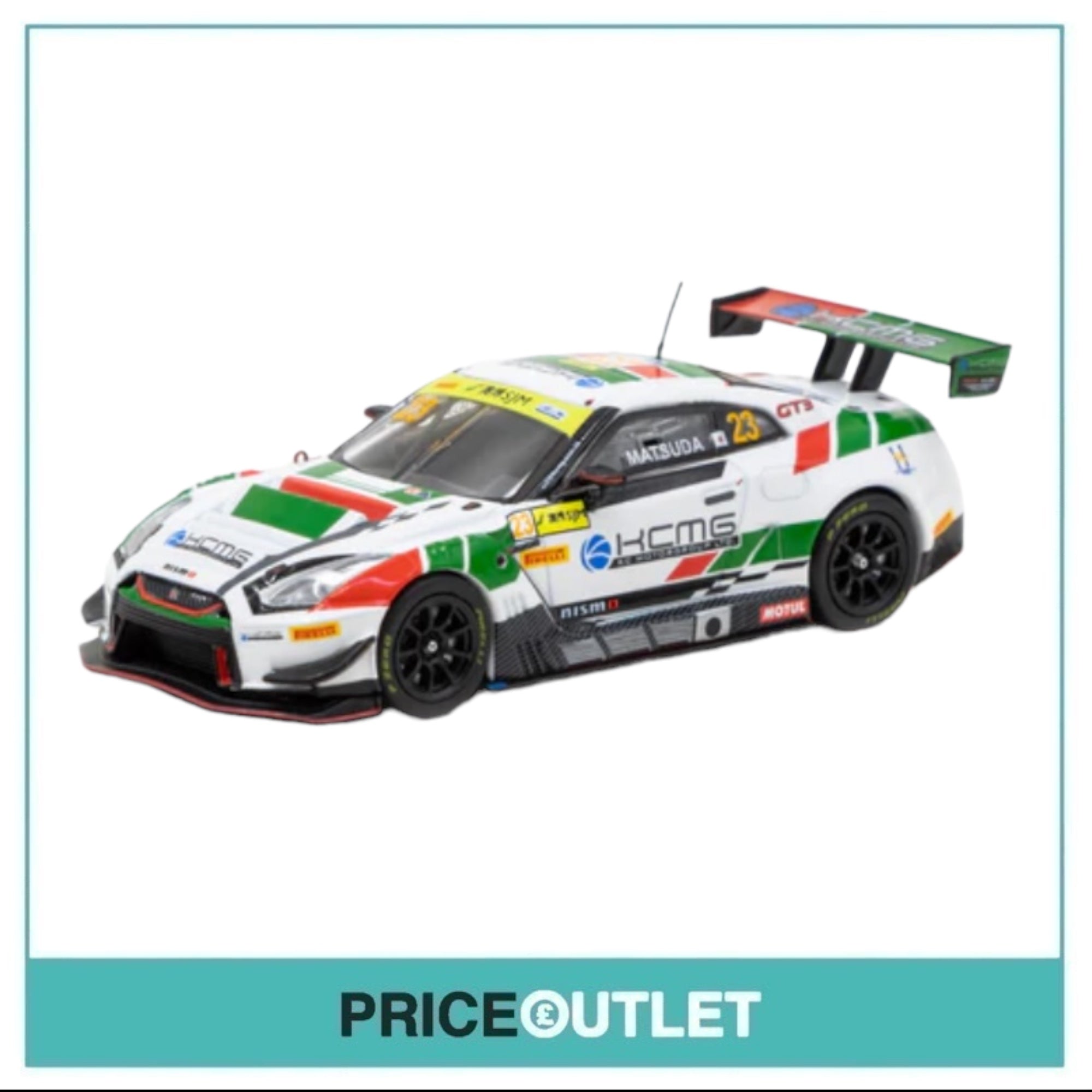 Tarmac Works - Nissan GT-R Nismo GT3 Premium Scaled Model Car - Slightly Damaged Box