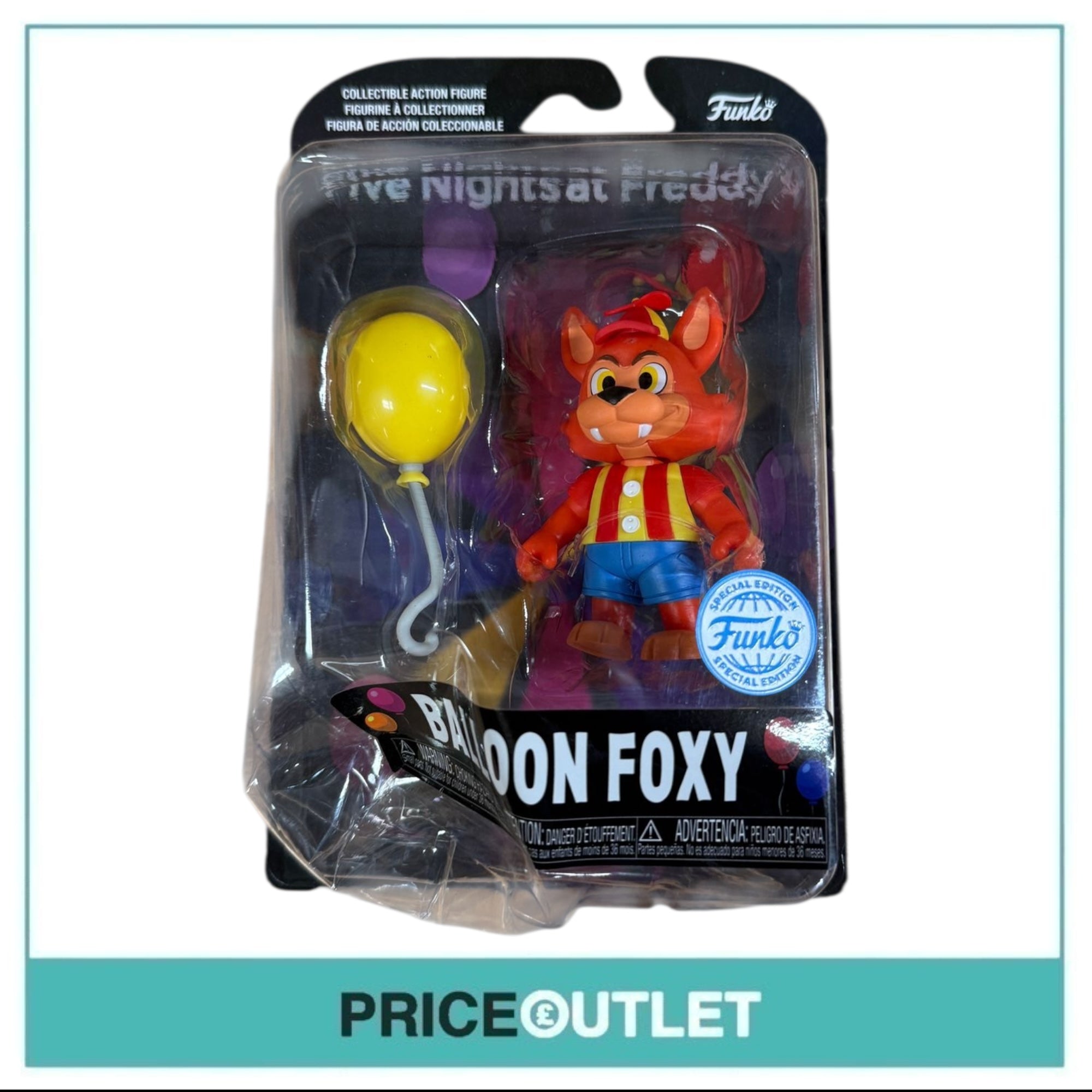 Funko - FNAF Balloon Foxy Action Figure (Damaged)