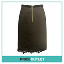 Erdem - Black and Grey Heavy Lace Pencil Skirt - Size 8 - BRAND NEW WITH TAGS