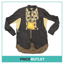 Soloist - Navy and Pink Zip Shirt - Size S - BRAND NEW WITH TAGS