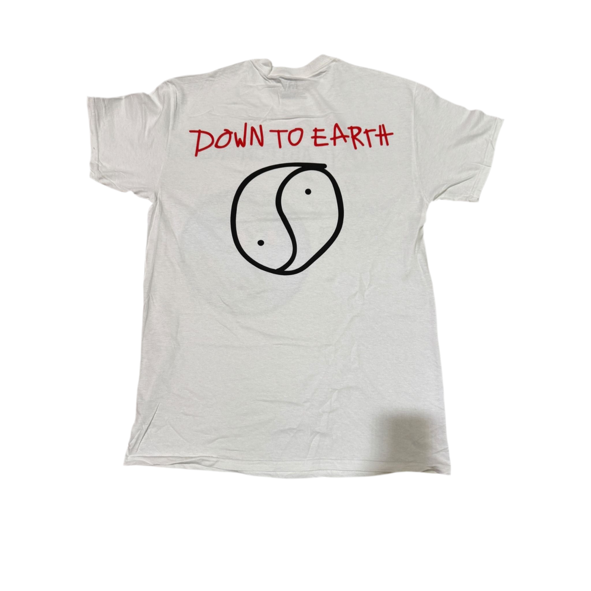 Travis scott - Astroworld Europe 2018 tour - put on a happy face - white t-shirt (medium)