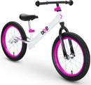 BIXE - Pink - Aluminum Balance Bike for 18 Month to 6 Year Old Toddlers - 16 inch