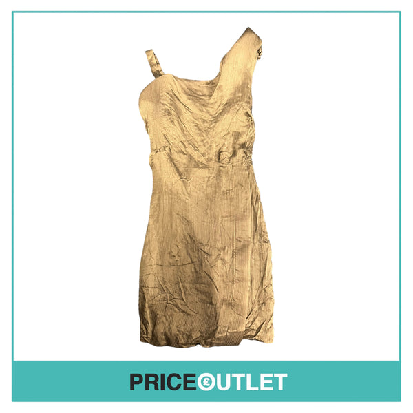 Sophia Kokosalaki - Brown Satin Dress - Size 42 - BRAND NEW WITH TAGS