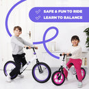 BIXE - Green - Aluminum Balance Bike for 18 Month to 6 Year Old Toddlers - 16 inch