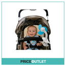 Dreambaby Stroller Fan - Adjustable Clip-On Fan with Soft Foam Fins (Blue)