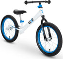 BIXE - Blue Pro Balance Bike for Big Kids and Kids with Special Needs - 16inch  No Pedal Glide Training Bicycle for Children Ages 5,6,7,8.