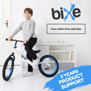 BIXE - Blue Pro Balance Bike for Big Kids and Kids with Special Needs - 16inch  No Pedal Glide Training Bicycle for Children Ages 5,6,7,8.