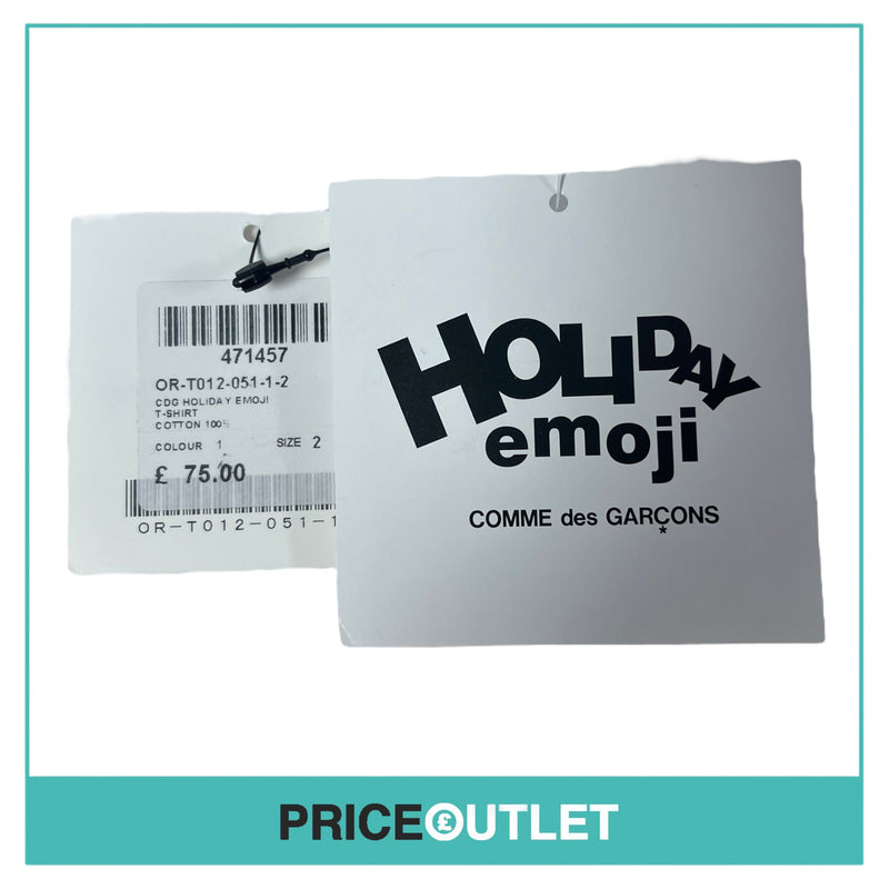 Comme des Garçons - Holiday Emoji T-Shirt - Size S - BRAND NEW WITH TAGS