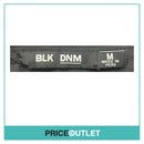BLK DNM - Black T-Shirt with Shoulder Notches - Size M - BRAND NEW WITH TAGS