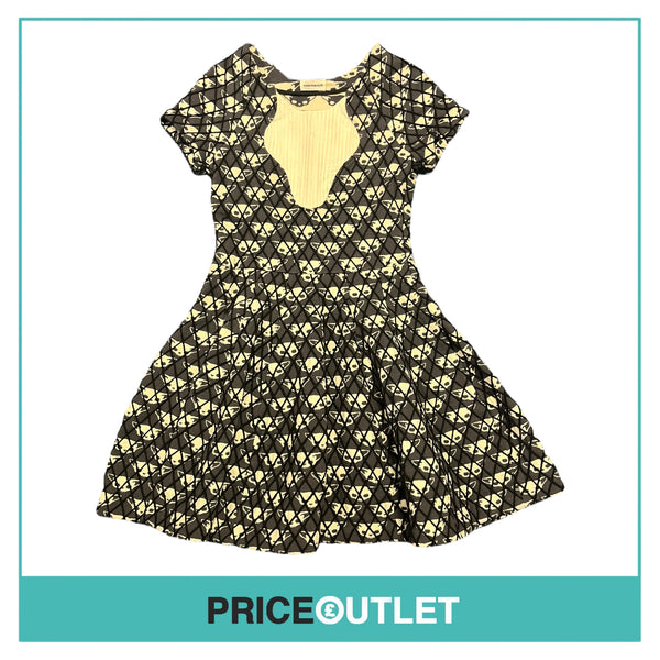 Undercover - Womens Grey Printed Dress - Size 2 - BRAND NEW WITH TAGS