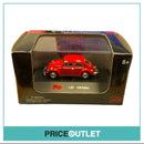 Malibu International - Volkswagen Käfer Model Diecast (Red) - Damaged Box