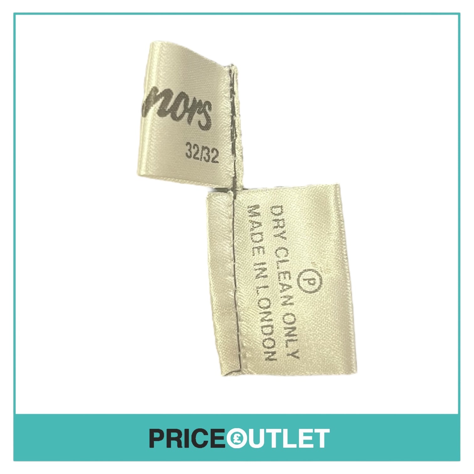 Manors Golf - Trousers - Grey - Size 32/32 - BRAND NEW