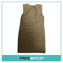 Giambattista Valli - Grey Dress with Embellished Padded Shoulders - Size S - BRAND NEW WITH TAGS