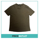 BLK DNM - Black T-Shirt with Shoulder Notches - Size M - BRAND NEW WITH TAGS