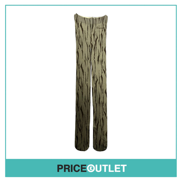 Toga - Green and Black Zebra Print Tights - Size OS - BRAND NEW