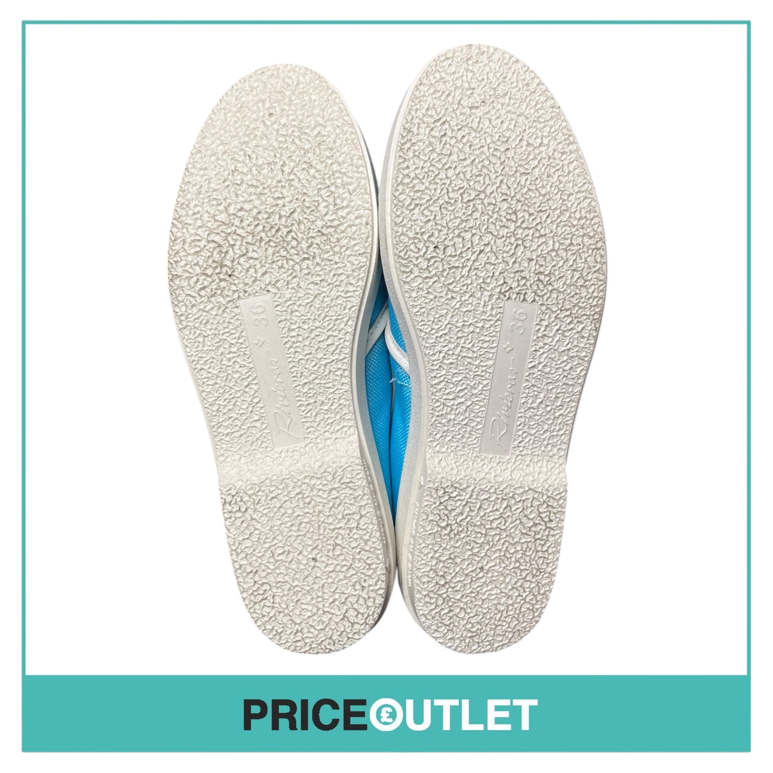 Rivieras - Womens Blue Slip on Shoes - Size 36 - BRAND NEW WITH TAGS