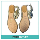 Maloles - Gold Leather Sandals - Size 35 - BRAND NEW