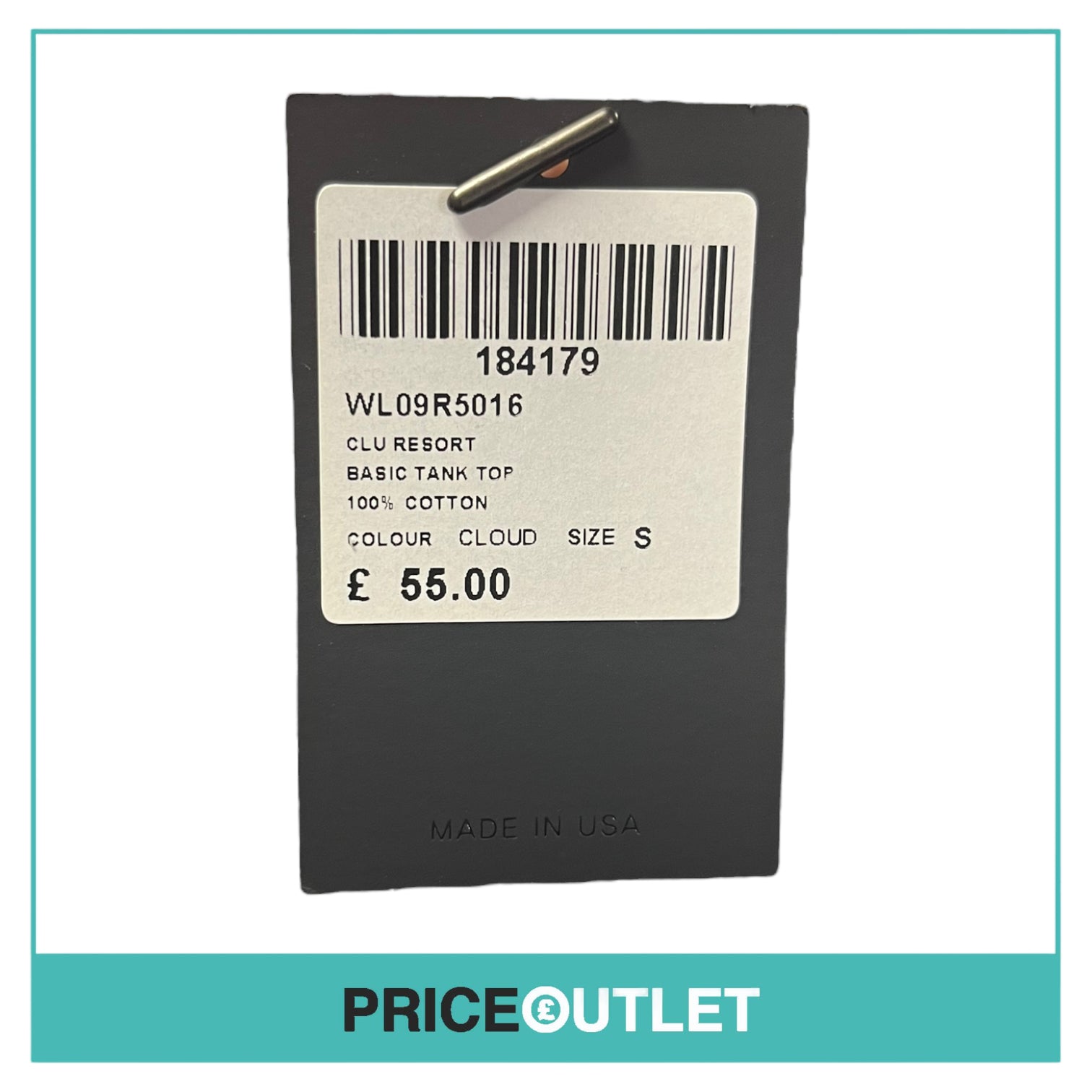 Clu - Light Grey Basic Tank Top - Size S - BRAND NEW WITH TAGS