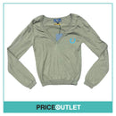 Fred Perry - Peter Jenson Khaki V Neck Jumper - Size 10 - BRAND NEW WITH TAGS