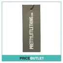 Pretty Little Thing - Plus Black Velvet Underwired Cross Front Midi Dress - Size 18 - BRAND NEW WITH TAGS