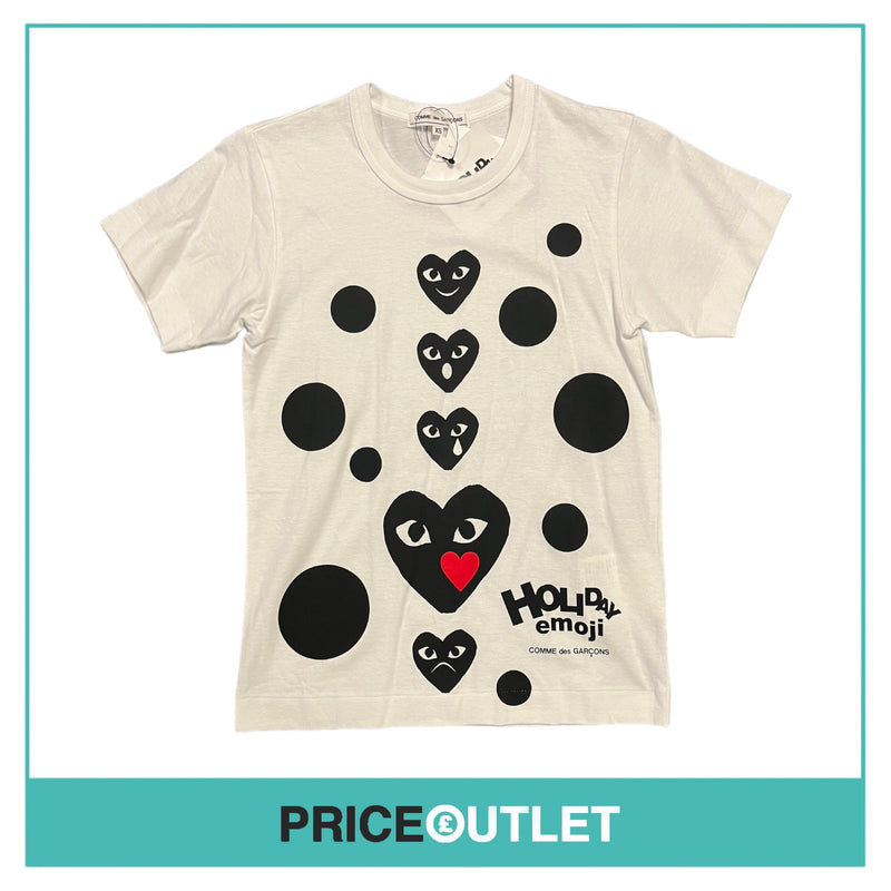 Comme des Garçons - Holiday Emoji T-Shirt - Size XS - BRAND NEW WITH TAGS