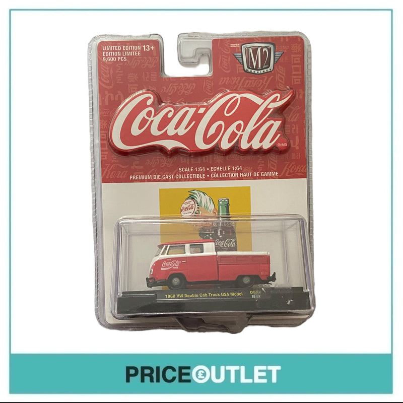 M2 Machines - 1960 VW Double Cab Truck USA Model Coca-Cola Series Limited Edition DE01