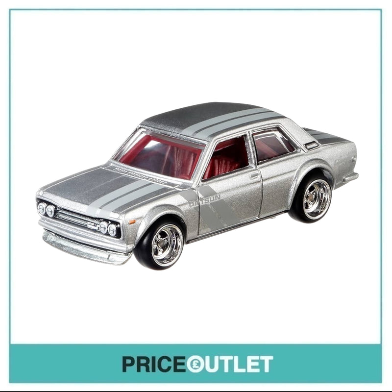 Hot Wheels Japan Historics 2 - Datsun Bluebird 510 (Silver) - Damaged Box