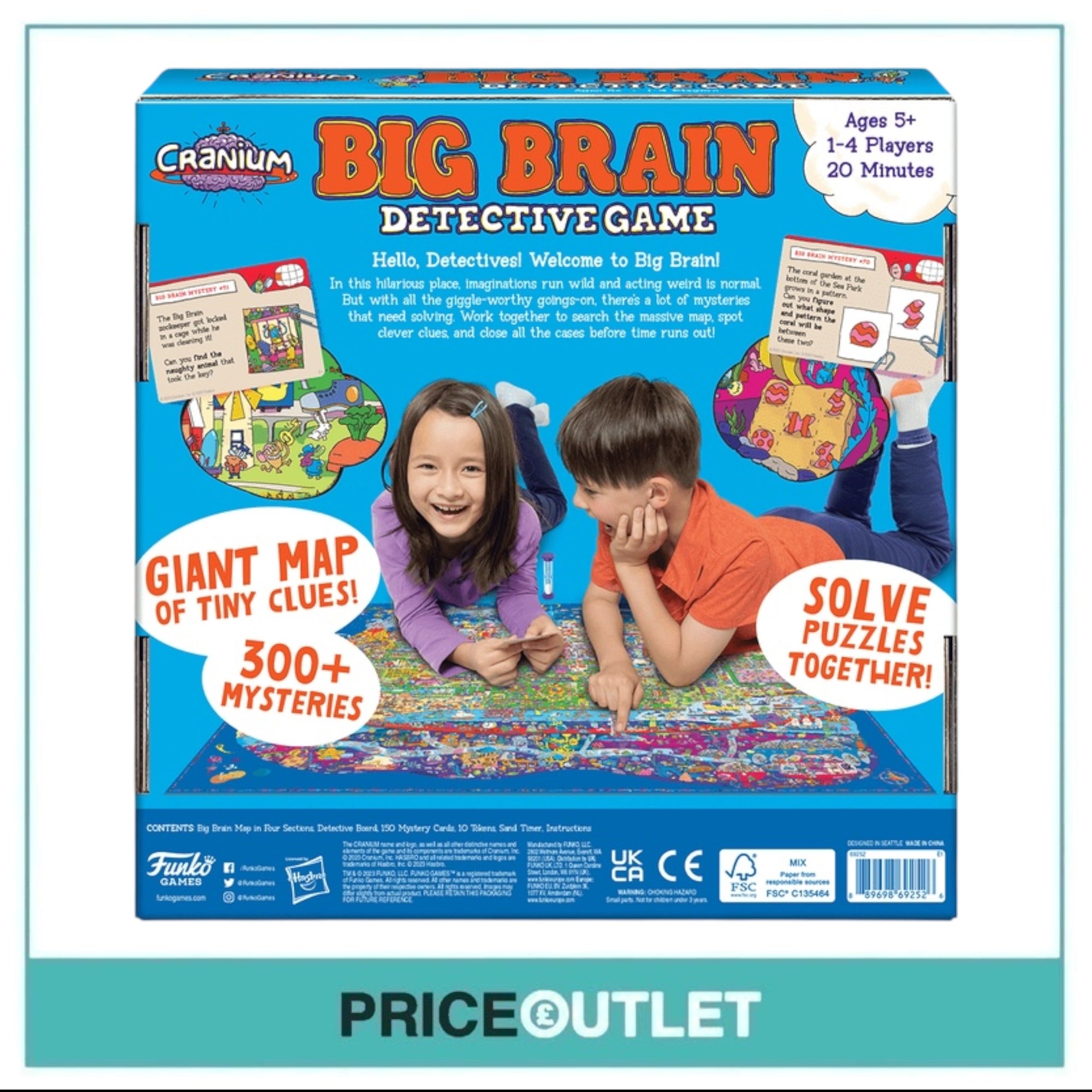 Funko - Cranium Big Brain Detective Game