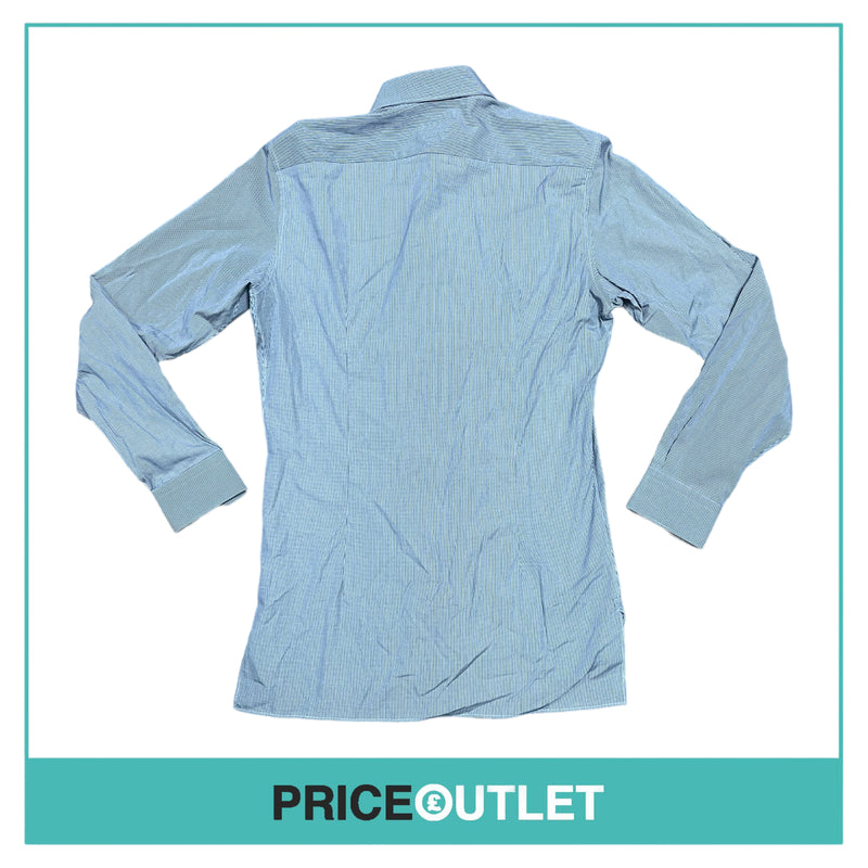 Lanvin - Mens Blue Check Shirt - Size 37 - BRAND NEW WITH TAGS