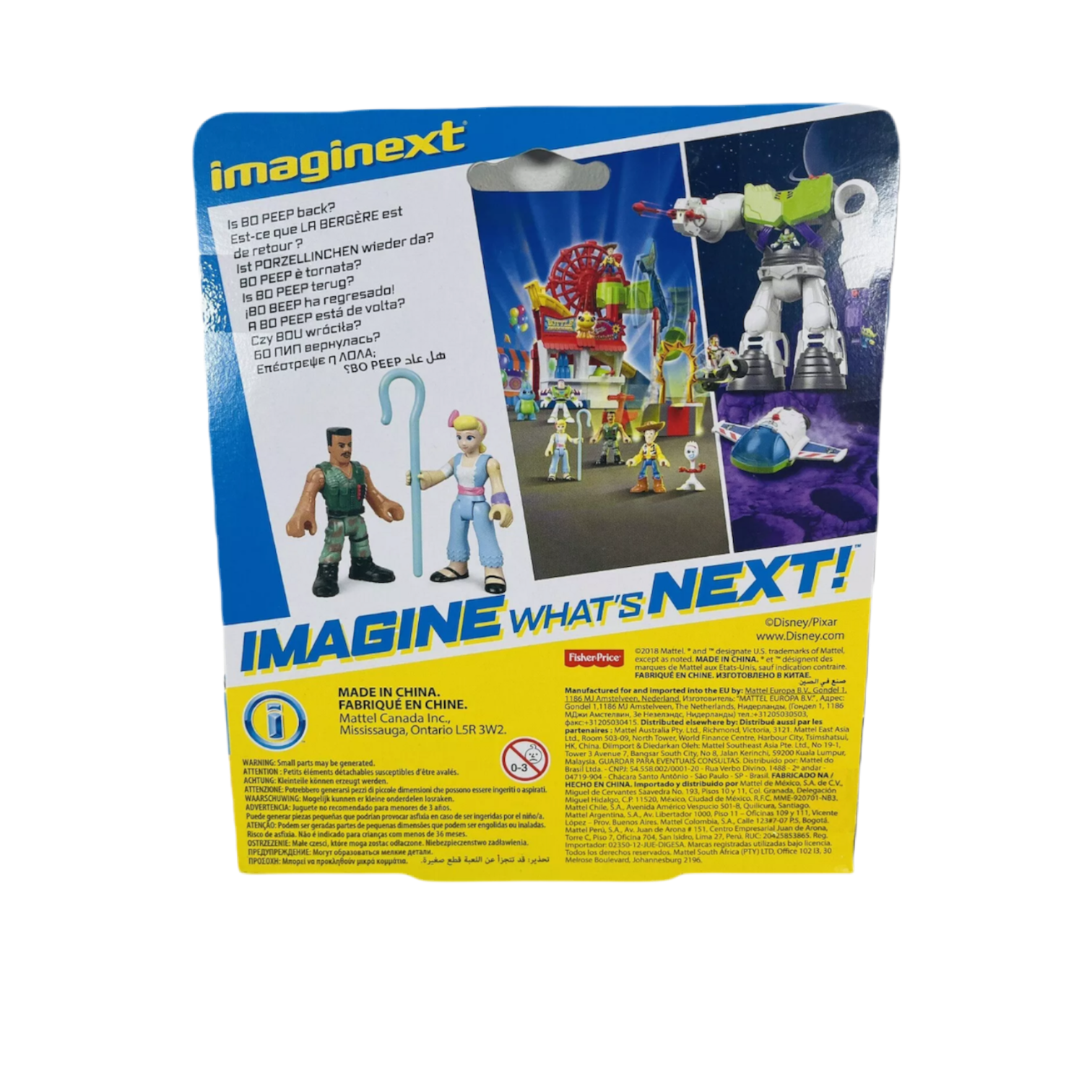 Imaginext Toy Story 4 - Combat Carl and Bo Peep Figures