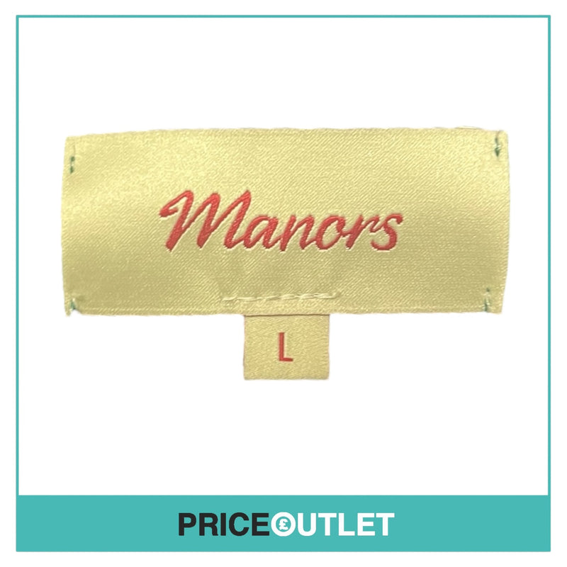 Manors Golf - Knitted Cardigan - Green - Size L - BRAND NEW