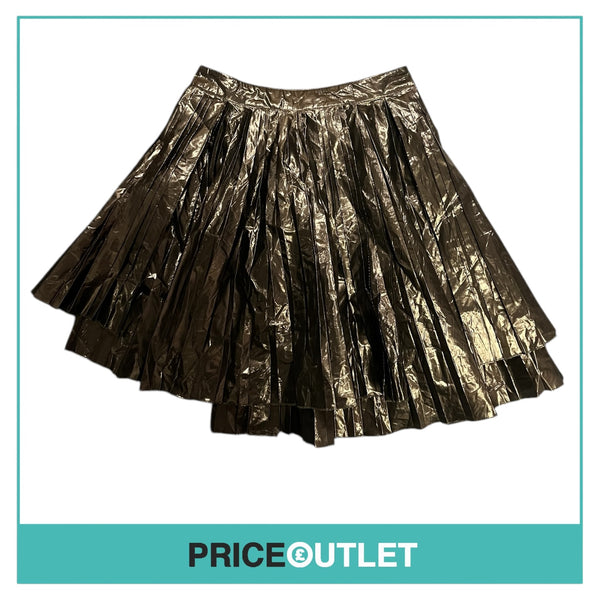 Sara Lanzi - Black Pleated Wrap Skirt - Size S - BRAND NEW WITH TAGS