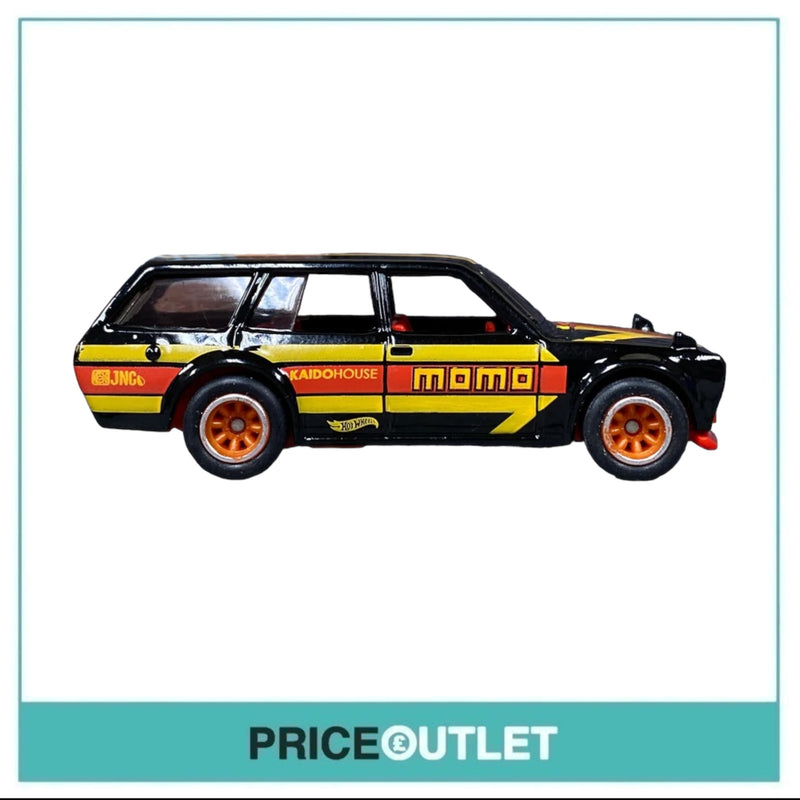 Hot Wheels NightBurnerz - Momo '71 Datsun 510 (Black) - Damaged Box
