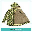 Vlas Blomme - Green Tartan Jacket with Detachable Hood and Lining - Size 4 - BRAND NEW WITH TAGS