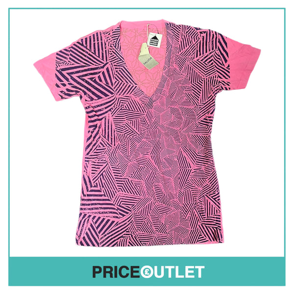Salvor - Pink and Purple Fingerprint T-Shirt - Size L - BRAND NEW WITH TAGS