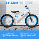 BIXE - Blue Pro Balance Bike for Big Kids and Kids with Special Needs - 16inch  No Pedal Glide Training Bicycle for Children Ages 5,6,7,8.