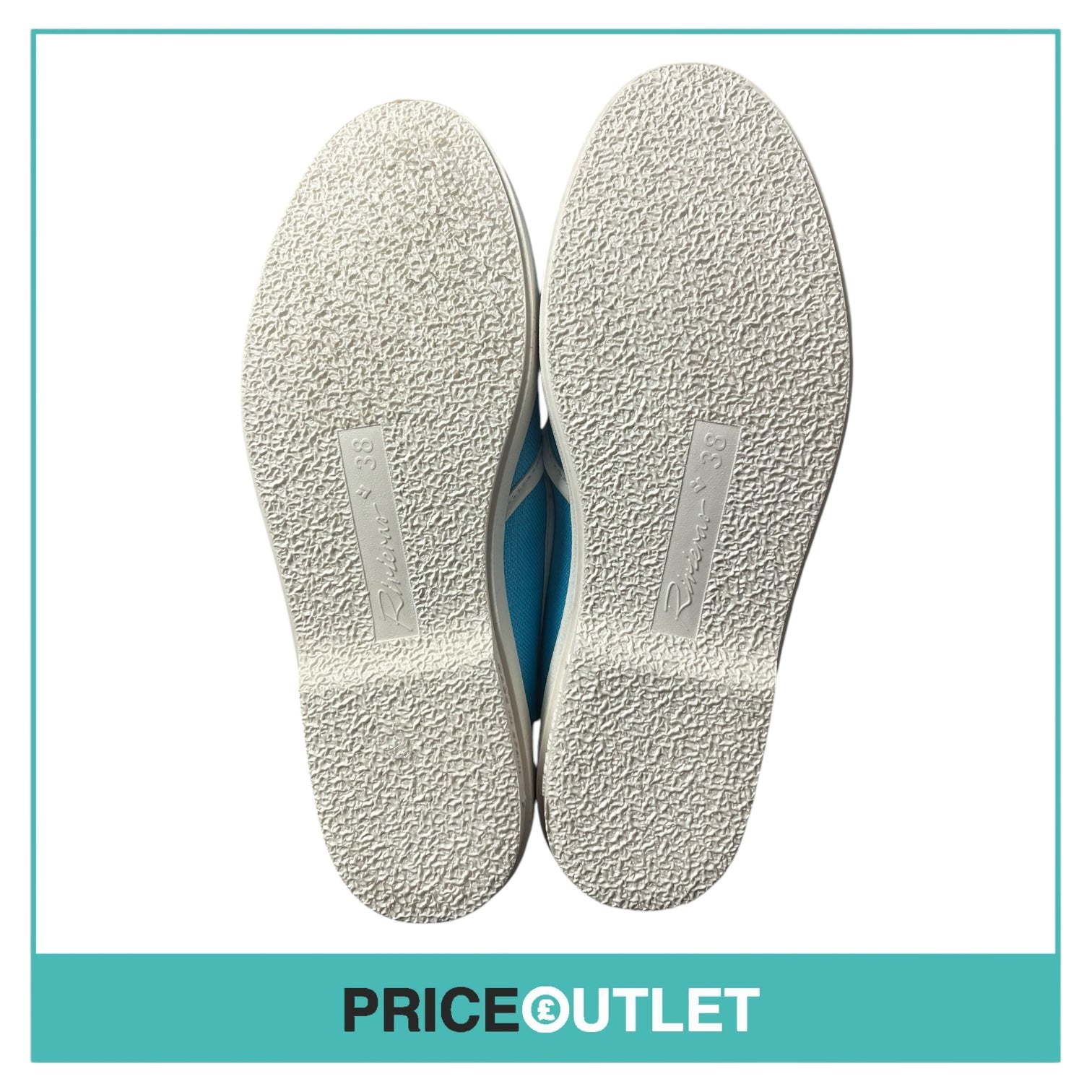 Rivieras - Womens Blue Slip on Shoes - Size 38 - BRAND NEW WITH