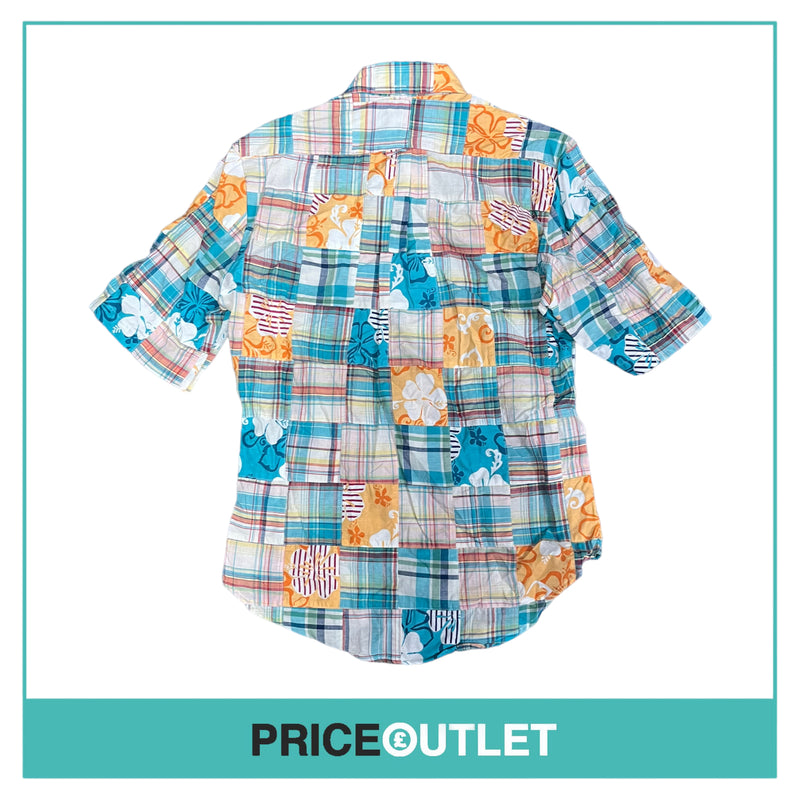 Gitman Bros - Mixed Print Shirt - Size S - BRAND NEW WITH TAGS