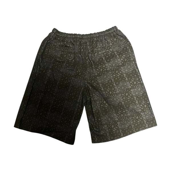 Comme des Garçons Black - Black and Navy Denim Shorts with Elastic Waist - Size S - BRAND NEW WITH TAGS