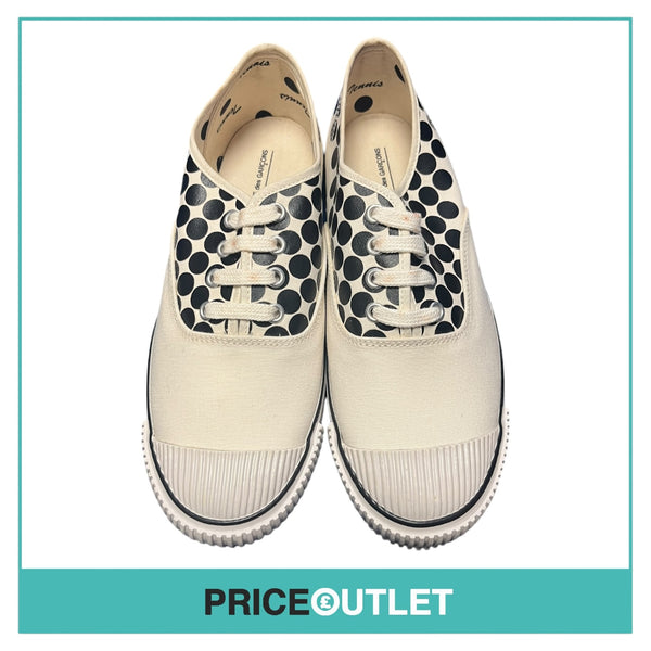 Bata x Comme des Garçons - Black and White Dot Tennis Shoes - Size UK 6.5 - BRAND NEW WITH TAGS