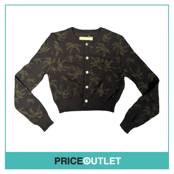 Julien David - Navy Cropped Knit Cardigan - Size S - BRAND NEW WITH TAGS