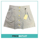 Kitsuné - Light Blue Skirt with Button Centre - Size L - BRAND NEW WITH TAGS