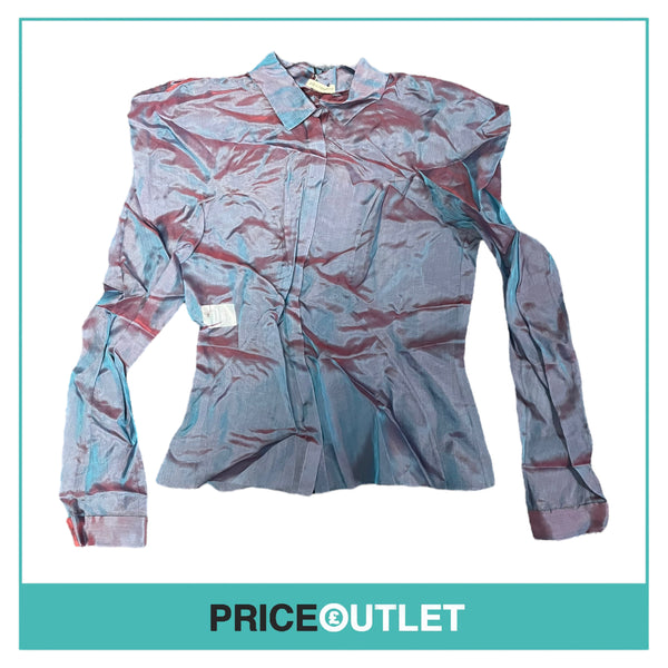 Paco Rabanne - Red and Blue Colour Shifting Shirt - Size 38 - BRAND NEW WITH TAGS