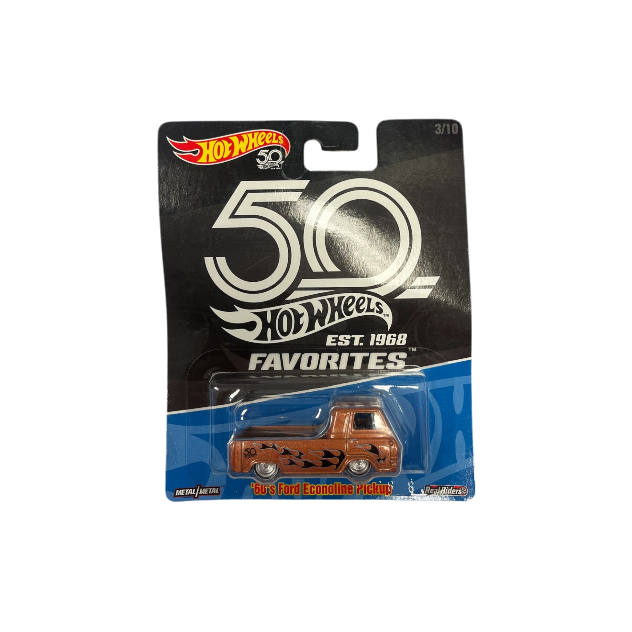 Hot Wheels - 50th Anniversary 1968 Favourites - ‘60’s Ford Econoline Pickup - Damaged