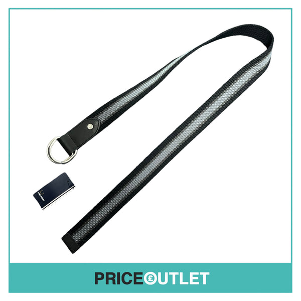 Fred Perry - Black and Grey Woven Belt - BRAND NEW WITH TAGS