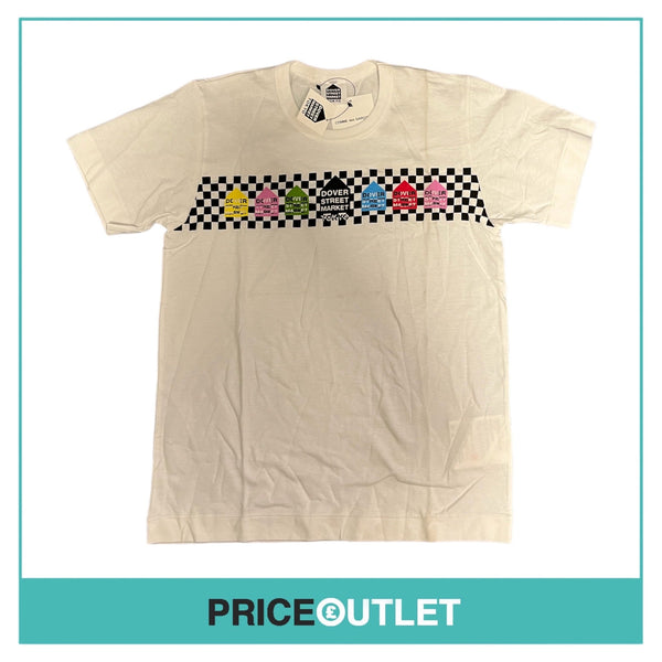 Dover Street Market Tokyo - Multicolored Check Design T-Shirt - Size M - BRAND NEW WITH TAGS