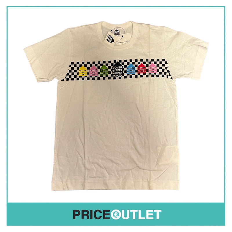 Dover Street Market Tokyo - Multicolored Check Design T-Shirt - Size L - BRAND NEW WITH TAGS