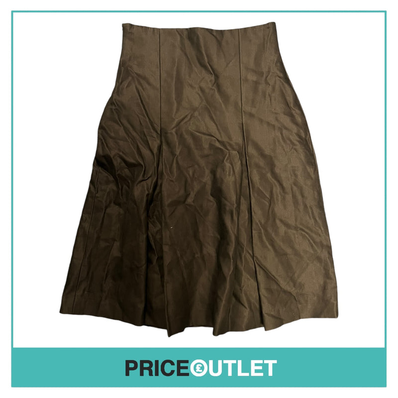 Derecuny - Black Pleated Fit and Flare Skirt - Size 44 - BRAND NEW WITH TAGS