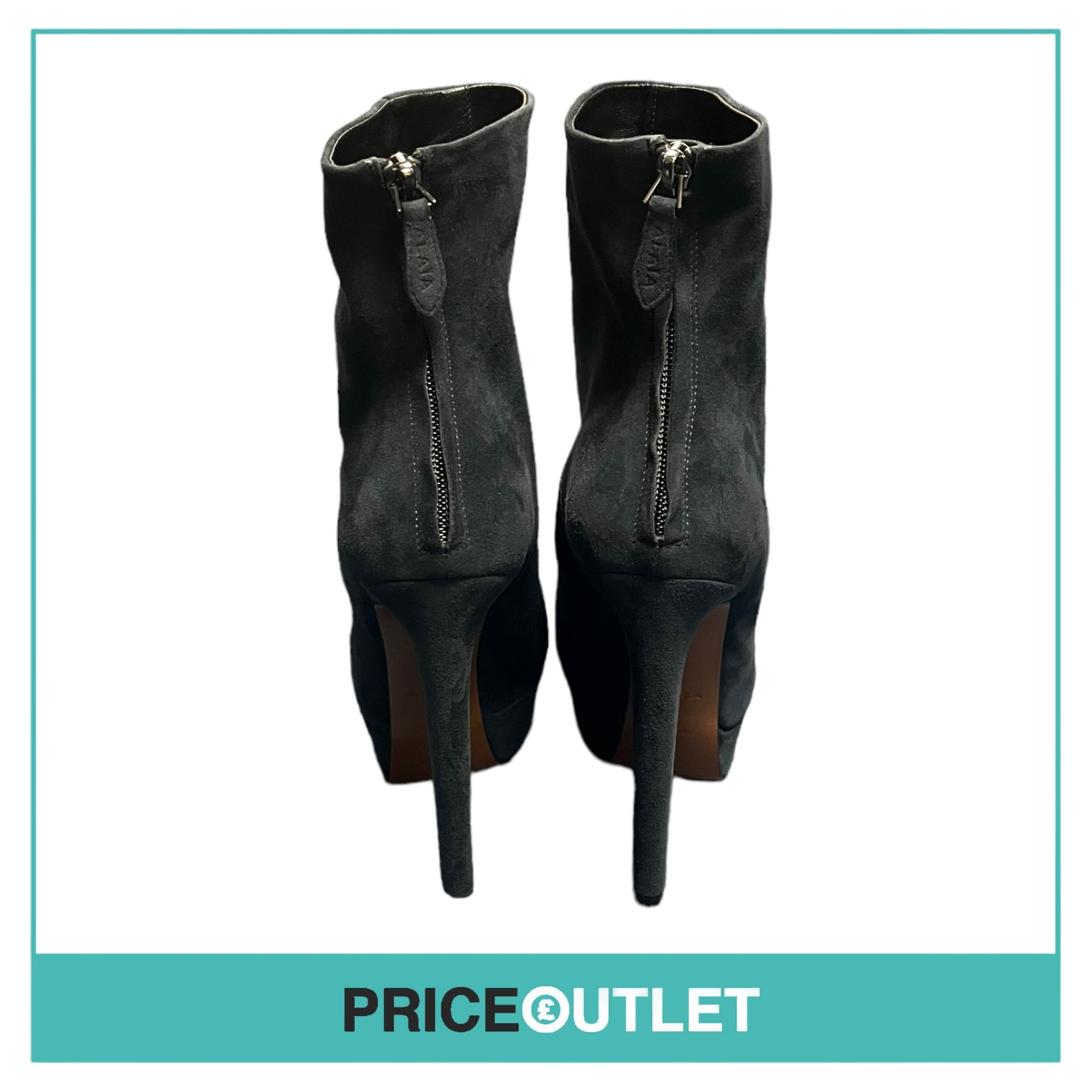 Alaia - Grey Suede Boots - Size 36 - BRAND NEW